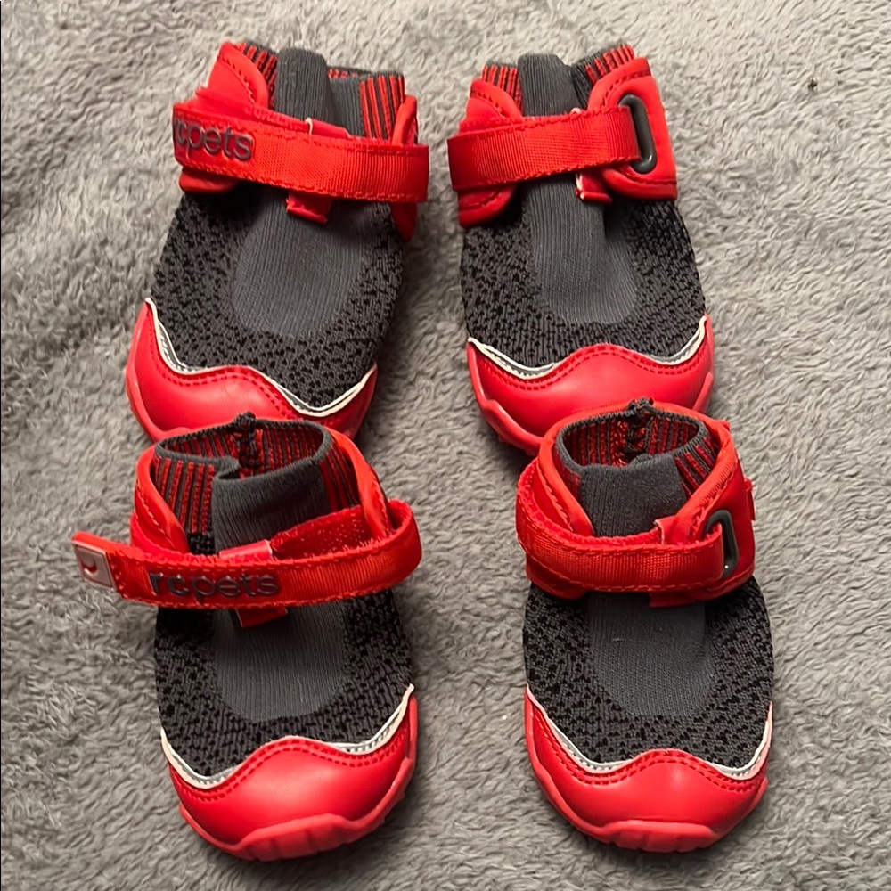 RC Pets | Red Apex Boots for Dog Size Medium! Brand New, Only Tried On